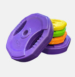 10kg Rubber Coated Aerobic Weight Plate, Purple color V1409-SKU-677999