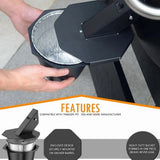 Drip Bucket with Grease Trap Funnel and Disposable Foil Liner,Large Capacity Grease Bucket Grease V1366-AZ2-W-14506