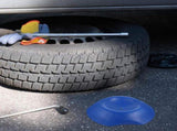 Blue PP Wheel Chock Wedge for Car Rv and Trailer Secure Parking Anti Slip V1369-AZ3-W-14578