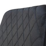 Dining Chairs x 8 Padded Seat Soft Velvet CH1129-FL-4-BKX2