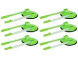 6Pcs Food Storage Bag Holder Stand HandsFree Bag Racks Home Kitchen Accessory Green V1294-YM0718-3118200280111