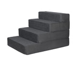 PaWz Dog Stairs Ramp Portable Climbing Kids PT1057-4-GY_NZ
