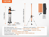 Laser Level Tripod, 1/4"-20 & 5/8"-11 Thread Mount, 40.94-133.85 inch Height Adjustment with Level V952-QZSJJTJYZGS0NVYUIV0