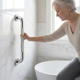 3 Pack Bathroom Shower Safety Grab Assistance Wall Mounted Handrails Steel For Tub Shower Toilet V1366-AZ2-W-16998