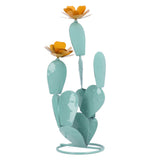 Cactus Statue Decor Iron Art Easy Installation Prickly Pear Cactus Yard Art for Garden Courtyard V1294-YM0901-3111240102411