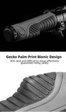 Bicycle Grips MTB Road Bike Double Lock Rubber Handlebar Grips Anti-Slip Rock Bros BLACK V382-GRIPANTISLIPBLK