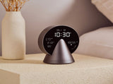 Lexon Conic Radio Alarm Clock With Fm & Built-In Bluetooth Speaker - Grey V398-LD-LR156PG3