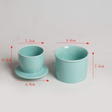 Butter dish - Ceramic - Butter storage box - Butter dishes - Butter dish - Butter pot - With lid V1188-NK-BOL-26