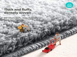 Ultra-soft and absorbent bathroom mat 3.5cm thick, antibacterial and non-slip TPR material, V1188-MS-601-005