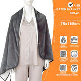 3-Setting Electric Heating Shawl USB Rapid, Portable & Machine Washable, Multifunctional V1232-DRT001