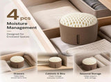 Four Pack Coffee Desktop Moisture Removing Boxes, Warm Homely Scent For Multiple Bedroom Storage V1221-XM-LB2061-GM077