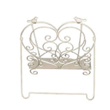 Heart Shape Recipe / Book Stand w Birds 35cm V637-07004RCP