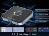 Smart Car AI Box Android 13.0, 232GB Wired to Wireless CarPlay Adapter V1263-JX-5125