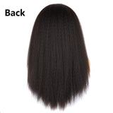 Long Hair Turban Headband With Corn Beard Wig - Black PRL-5056214750DBT