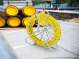 Fish Tape Fiberglass, 129.5 m, 6.35 mm, Duct Rodder Fishtape Wire Puller, Cable Running Rod with V952-DZJYDB14425FT0HH2V0
