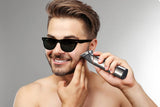 Professional Hair Clippers Trimmer Kit Washable Electric Razor Hair Trimmer For Men-Silver V1263-JX-7490