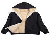 Fleece-Lined Hooded Jacket Women'S Winter Jacket Autumn Winter Coat Hooded - Royal Blue - Size M V1102-M-APP-74333H-ROYA-MAUMEU48