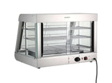 Devanti Commercial Food Warmer 1500W 3 Shelf Heated Display Cabinet FW-600M-SI