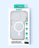 Aukey Urban Guard Magnetic Hard-Shell iPhone 15 Pro Max Phone case - Transparent V1089-LLTSN1048556