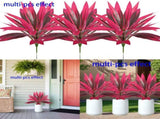 Purple Artificial Dracaena Tree Indoor Outdoor Floral Display 10 Pack V1221-XM-LB754-ZS17