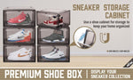 20Pcs Premium Acrylic Shoe Box Sneaker Display Storage Case Boxes Magnetic Door Au V465-86124X2