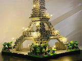 LED Eiffel Tower Micro Mini Building Blocks Set V1142-LP1005006981737118