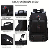 50L Hiking Backpack with Shoe Compartment V728-LP601099541179205