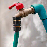 3/4 Inch Garden Hose Quick Connect - Universal Brass Fitting for Fast Hose Connection V1263-JX-4534