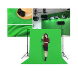 Green Photo Backdrop 1x1.6m Mixed Cotton Photography Background Cloth V1192-AZ-W-25426