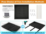 CARLA HOME Pack Pull Out Cabinet Organizer Expandable for Cabinets with Adjustable Slide Out Shelves LSB-36169