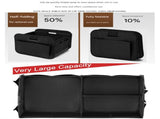 Red and Black Heavy Duty Collapsible Car Boot Organiser - Large 65L Waterproof Trunk Storage Box V888-ELOSUNG32828