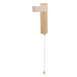 LED Wall Sconce Oak Wood Travertine Stone Modern Rotatable Wall Light Fixture Art Decor for Entryway V1294-YM0901-3119250058411