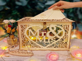 Petluno Latest design letterbox wedding gift vouchers vintage large DIY wooden cards money V1259-DP01-A-1625
