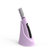 Sonic Dermaplane Razor for Women Face,Eyebrow Trimmer Facial Exfoliation & Peach Fuzz Hair Removal V1107-110-55888-PUR-230MM