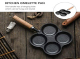 Non-stick Omelet Pan Iron Evenly Heated Kitchenware Cooking 1Set V1366-AZ2-W-21515