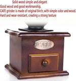 Vintage Hand Coffee Grinder - Manual Crank Flower Grinder with Classic Design V1263-JX-4435