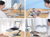 Computer Stand - Adjustable Lift Stand - Suitable for laptop, tablet, textbooks, cookbooks and V1189-HB001ZSSB00121