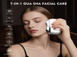 7-in-1 Red Light Massager, Electric Gua Sha 7 Color LED Light Therapy for Face, Hot & Cold V1107-110-20569