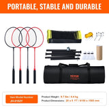Badminton Net Set, Outdoor Backyard Beach Park Badminton Net, Portable Badminton Equipment Set, V952-ZCGSSYMQW2026MC61V0