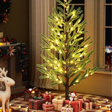 Jingle Jollys Christmas Tree 1.8M Pre-lit LED Xmas Tree 8 Modes Party Decoration XM-TR-PLANT-6FT-LED