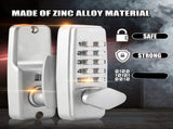 2 - 8 Digit Code Combination Door Zinc Alloy Convenient Password Security Coded Lock V1294-YM0727-JY09977