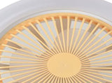 Ceiling Fan Light 30W ABS Housing 9.8in 2 in 1 White E27 LED Mini Lighting Ceiling Fan for Living V1294-YM0703-3114230020911
