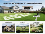 5-in-1 Wireless Weather Station, 190.5 mm VA Display, Solar Powered Outdoor Sensor, Rain Gauge, V952-TYNQXZWX75AACKCYU001V3