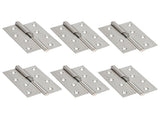 6 Set Flag Hinge Door Furnitures Silent Bearing Butt Hinge Household Hardware Accessories V1294-YM0901-3114200082011