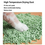 Dust-Free Tofu Cat Litter Quick Clumping & Odor Control Plant-Based Deodorizer Ideal for Multi-Cat V255-CATL-10