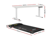 Artiss Electric Treadmill with 140cm Automatic Standing Desk Walking Pad 400mm SDTM-ET156E-WH-400PAD