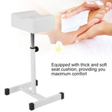 Height Adjustable Cosmetic Chair Home Shop Comfortable Seat Cushion Stool White V1294-YM0901-JY15047