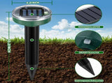 Mole Repellent 10 Packs, Outdoor Solar-Powered Animal Repellent, Waterproof Mole Killer Traps for V1259-DP01-A-3013