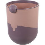 Garbage Can Kitchen Toilet Trash with Lid Outdoor Car Bin Office V1366-AZ2-W-21116