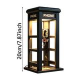Phone Booth Ambient Lamp Street Phone Booth LED Night Light Warm LED Light With Detailed Phones V1366-AZ2-W-27997